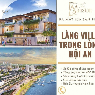 Sở Hữu Biệt Thự Ven Sông Hoài Hội An, Với Chỉ 17 Triệu/m2