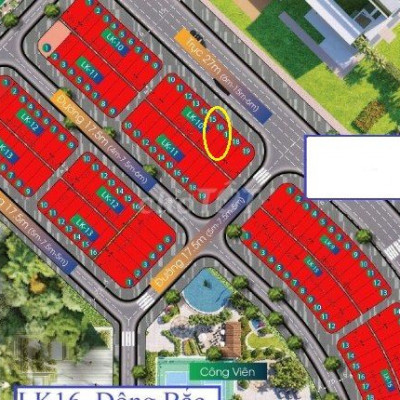 Đất nền diện tích 85m2, đường 27m dự án Indochina Riverside Complex