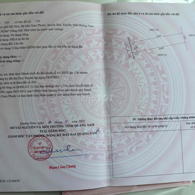 ĐẤT THỔ CƯ SHR GIÁ ĐẦU TƯ NGAY TRƯỜNG SÀO NAM TRUNG TÂM TIỆN ÍCH