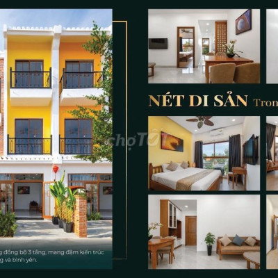 CẦN BÁN-CHO THUÊ NHÀ PHỐ 3 TẦNG HỘI AN VIEW SÔNG