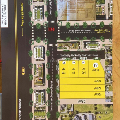 cần bán lô đất ngay trung tâm dự án Thu Bồn