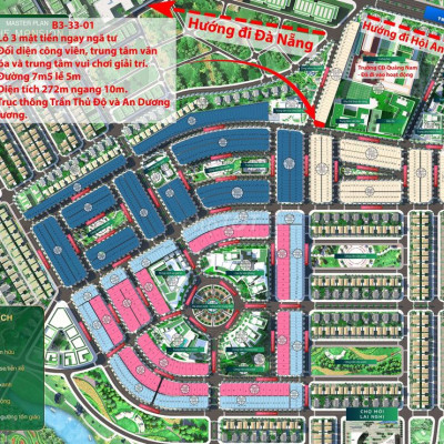 Chính Chủ Cần Tiền Bán Lô 3 MT Đối Diện Công Viên, 272m2, chỉ 4,2 Tỷ