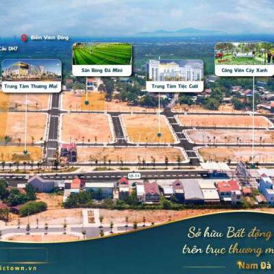 Sụp hầm 1tỷ670 lô đất ngay trạm thu phí Điện Bàn đường 13,5m