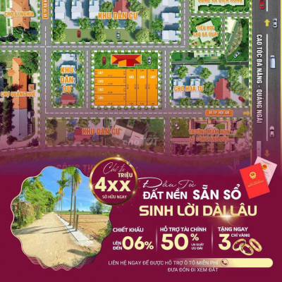 Tặng 3CV khi mua đất Điện Hồng gần chợ lạc Thành