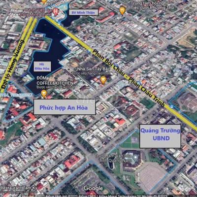 Quỹ đất vàng hiếm hoi con sót lại 3 lô Hùng Vương Tp Tam Kỳ dt 825m2