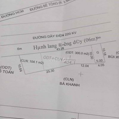 bán đất ở tặng nhà cấp 4