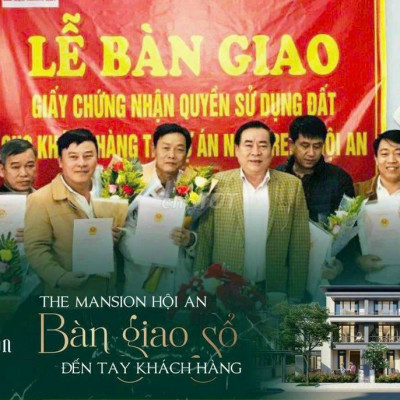 10 lô Biệt thự liền kề KDT Bắc Hội An giá siêu đầu tư chỉ 16tr/m2