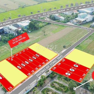 5 lô liền kề gần chợ Vĩnh Điện, cạnh Trường Mầm Non, sổ đỏ có sẵn