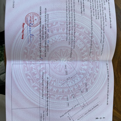 Cần tiền bán đất 99m2, đường 5m5, đông bắc, giá sập tại Tân Khai.