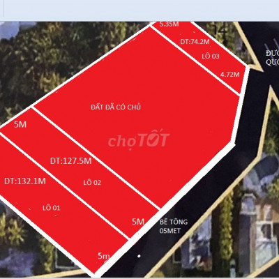03 lô đất Điện Minh,Mỗi lô giá 690tr,diện tích từ 74.2 đến 132.1m