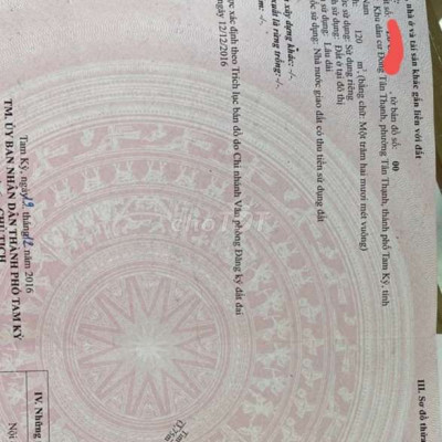 Đất sạch chính chủ Tam Kỳ.