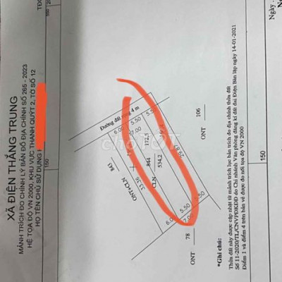 Đất Phường Điện Thắng Trung