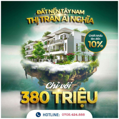 Bán đất Đại Minh Đại Lộc sổ sẵn 380 Triệu nền ck đến 10%