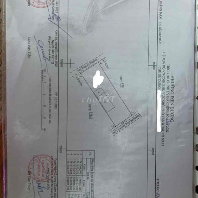 cc bán 646,9m2 (14x45) sổ hồng đất ở 100% hai mặt tiền, ph. điện dưo