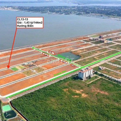Chủ cần tiền gởi bán gấp lô hướng biển, cạnh sân bóng chỉ 1,43 tỷ
