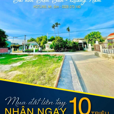 Trả trước 250tr đã có lô đất an cư tại thị xã Điện Bàn sổ hồng sẵn