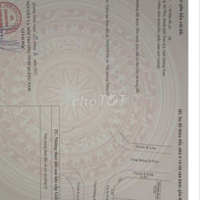 Lô Góc View Công Viên - Tam Kỳ - 197m2