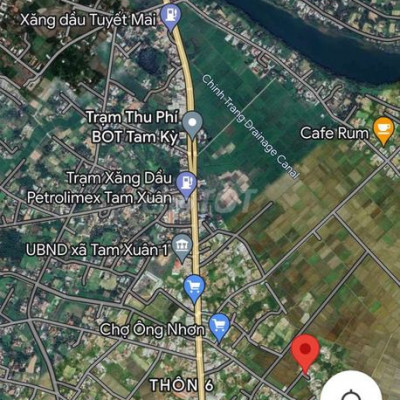 Đất ở 203m2 có sẵn nhà, xã tam xuân I gần sát trạm thu phí tam kỳ