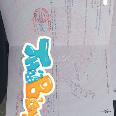 Đất Sổ Hồng 125 m2 Duy Trung Duy Xuyên QN