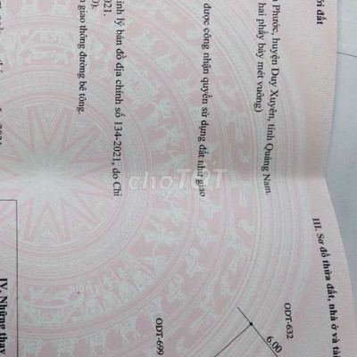 Đất TT Nam Phước Duy Xuyên QN