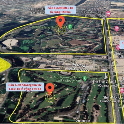 căn biệt 427m2 đối diện sân Golf BRG, có 4PN, hồ bơi, vườn