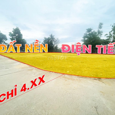 ĐẤT NỀN ĐIỆN TIẾN - KDC BỒ BỒ-DT 112m2 - Ngang 5.5mét - Sổ đỏ có sẵn