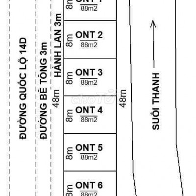 bán đất mặt tiền đường nhựa hồ chí minh 120tr/1 lô
