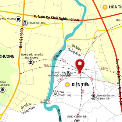 Mới Lên Sổ Đất Ở Bán Lô Điện Tiến , Điện Bàn Giáp Đà Nẵng Giá 5xx