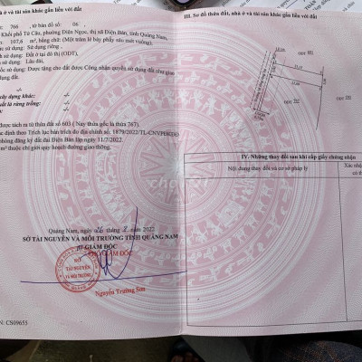 Lô đất View sông Điện Ngọc - Cách Đà Nẵng 200m