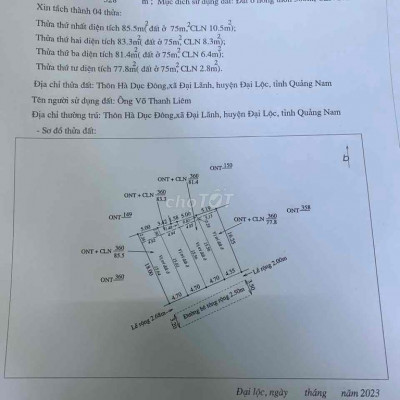 Tôi mới tách được nguyên dãy 6 lô liền kề cần để cho khách đầu tư