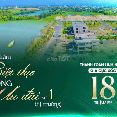 Ngân hàng thanh lý lô biệt thự mặt sông Cổ Cò