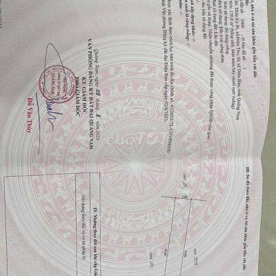 cần bán một lô đất sạch,không vướng dự án