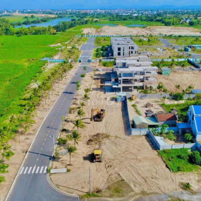 Đất biệt thự mặt sông Cổ Cò 18tr/m2