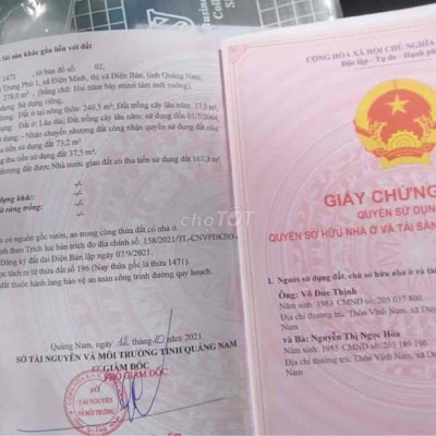 đất ngay trung tâm vĩnh điện thích hợp xây biệt thự nghĩ dưỡng