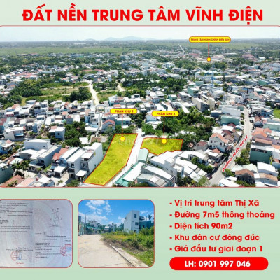 Đất đấu giá nhà nước, đường 7m5, đất vuông vắn
