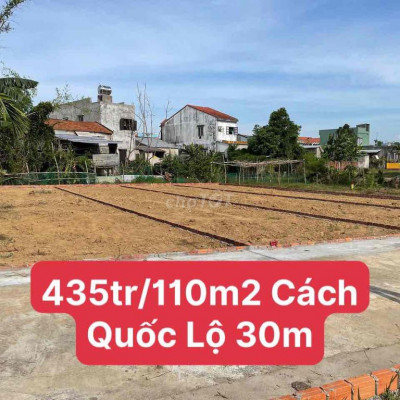 Giảm 200tr còn 435tr/lô Đất Thổ cư Sát Đà Nẵng