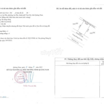 Lô đất Bùi Tá Hán - An Phú - 1 tỷ 850