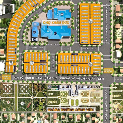 Bán lô block B3 - Mặt chợ chính - Kinh doanh buôn bán tốt