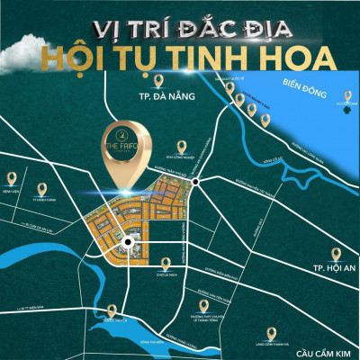 Hot !! Sở hữu BĐS nghỉ dưỡng Liền kề Phố cổ Hội An chỉ với 16triệu/m2