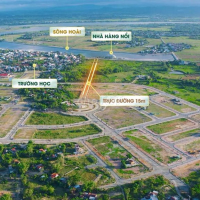 đất nền An Dương Vương, phố cổ Hội An - giá trực tiếp từ CĐT,dt: 120m2