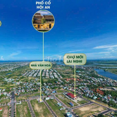 Bán cắt lỗ lô đất ngay cạnh chợ liền kề phố cổ Hội An 3km giá chỉ 1tỷ8