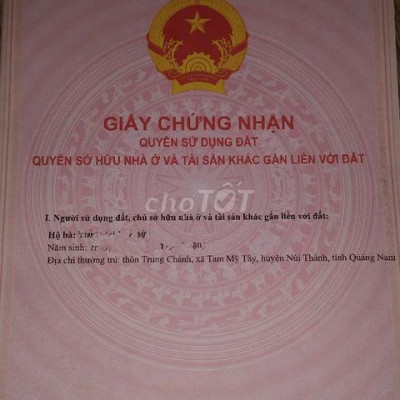 Bán đất gấp giá thanh lý