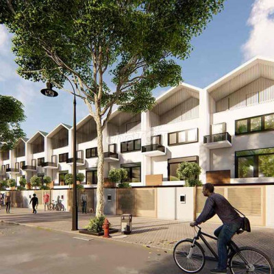 Biệt thự 3 tầng full nội thất mới leng keng khu KT Thaco