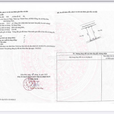 Bán đất trung tâm thị trấn Ái Nghĩa, Đại Lộc, Quảng Nam