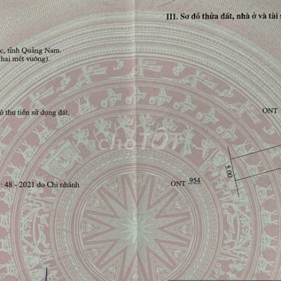 BÁN ĐẤT 142m2 đường Phú Quý 1, Đại Hiệp, đường 4m, giá 600tr
