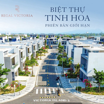Bán Biệt Thự 2MT view sông Cổ Cò, 427m2 - Lợi nhuận cho thuê 600tr/năm