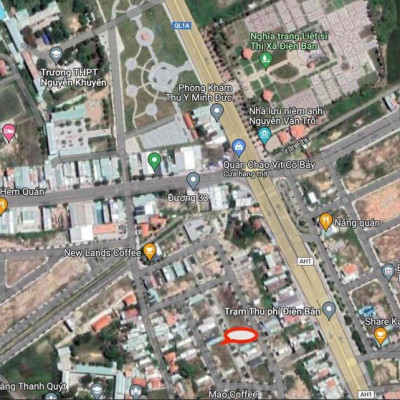 Bán lô DHTC sổ đỏ dt 125m, 2 mặt tiền trước và sau