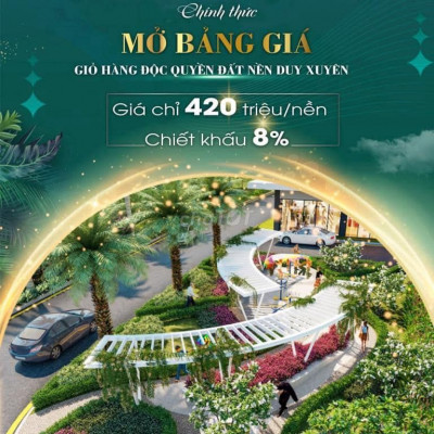 Bảng hàng mới tháng 11 chỉ 8 lô sát trục chính 4XX ách Đà Nẵng 30km