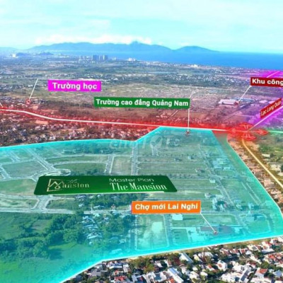 Lô góc 2mt KDT the Mansion Hội An xây homestay cách phố cổ Hội An 3km