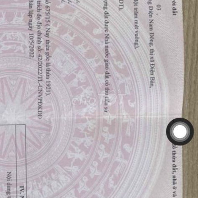 Đất chính chủ Điện Nam Đông